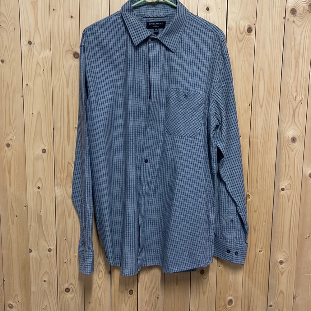 Mens Banana Republic button up shirt XL